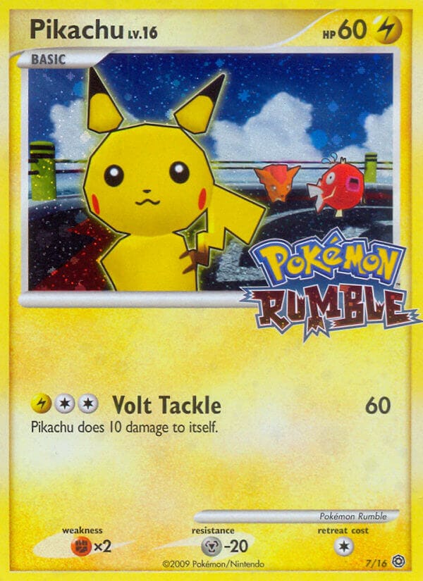 Pikachu 007/016