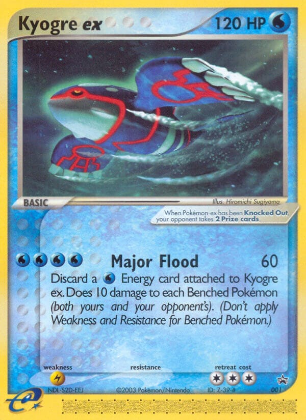Kyogre ex 001/040