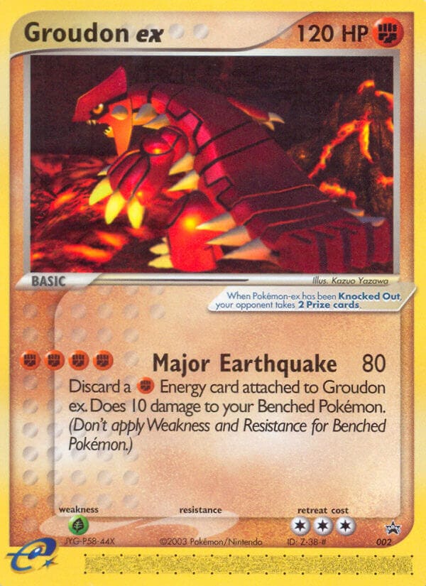 Groudon ex 002/040