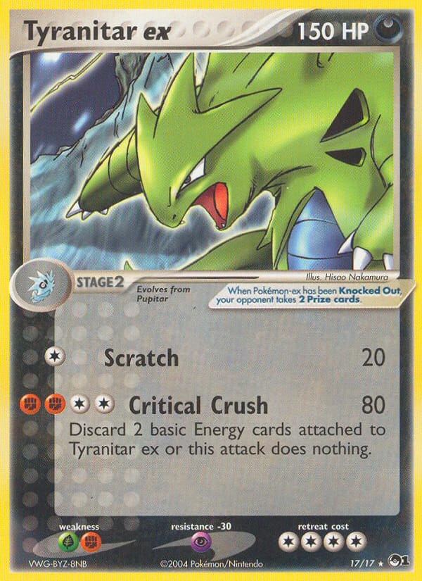 Tyranitar ex 017/017