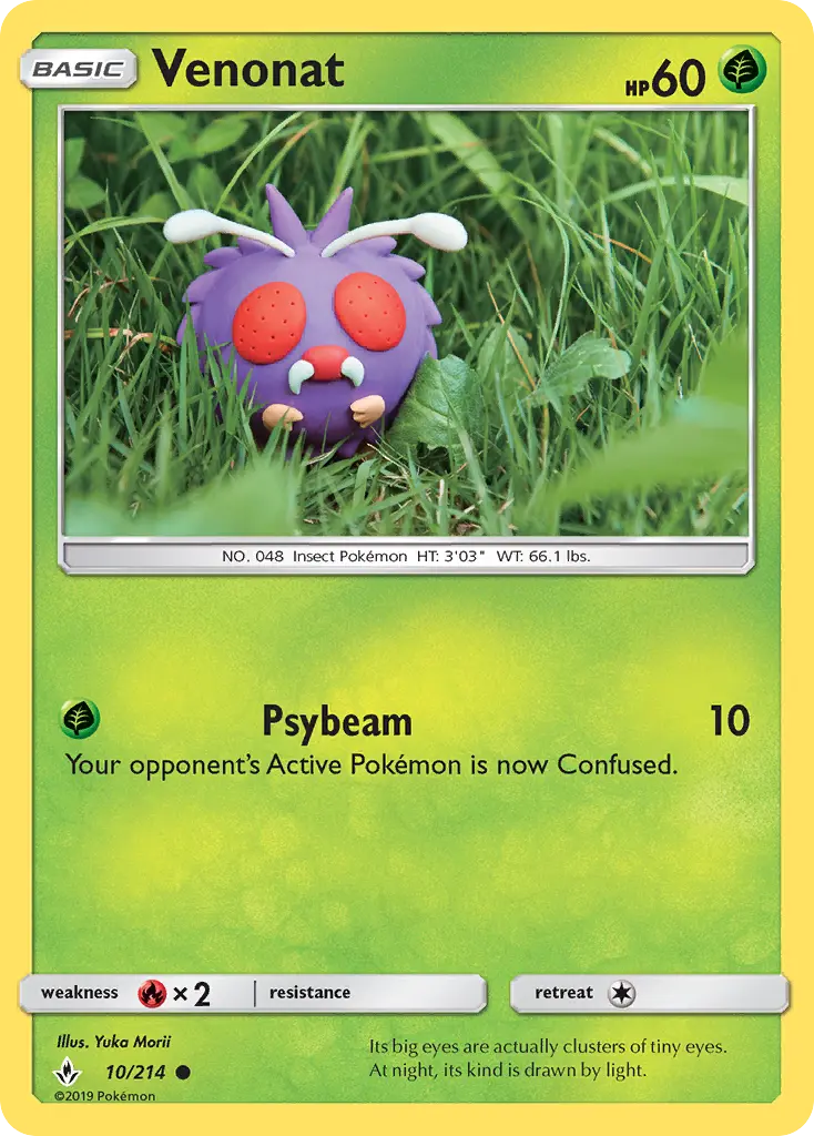 Venonat 10 – Non-holo