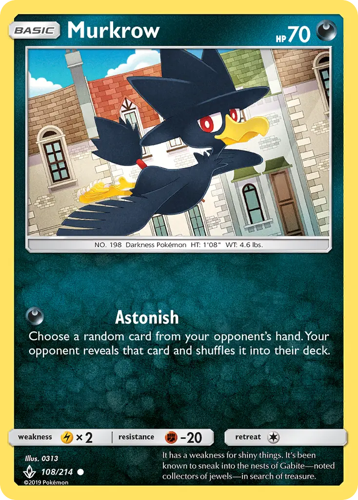 Murkrow 108 – Non-holo