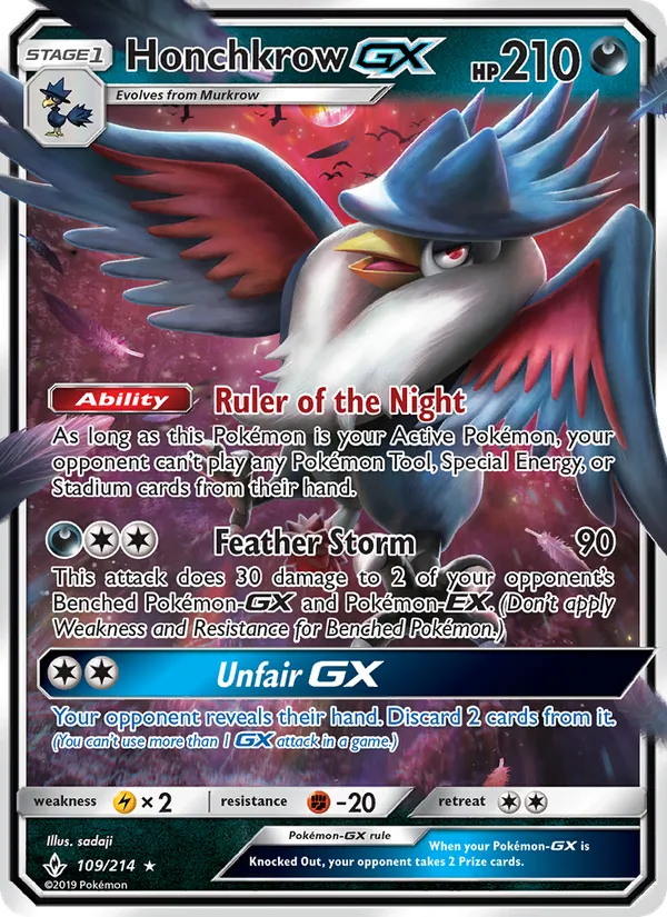 Honchkrow GX 109 – Non-holo