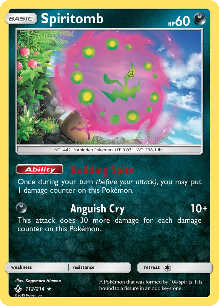 Spiritomb 112 – Non-holo