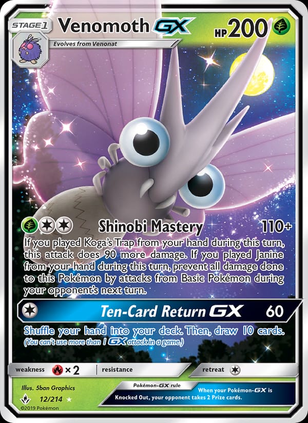 Venomoth GX 012/214