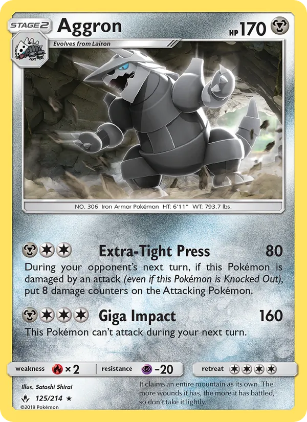 Aggron 125 – Non-holo