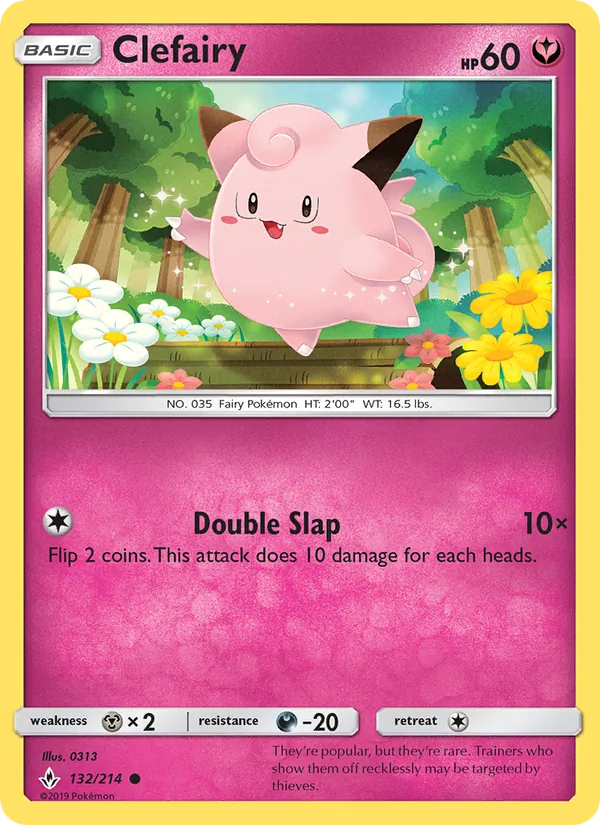 Clefairy 132 – Non-holo