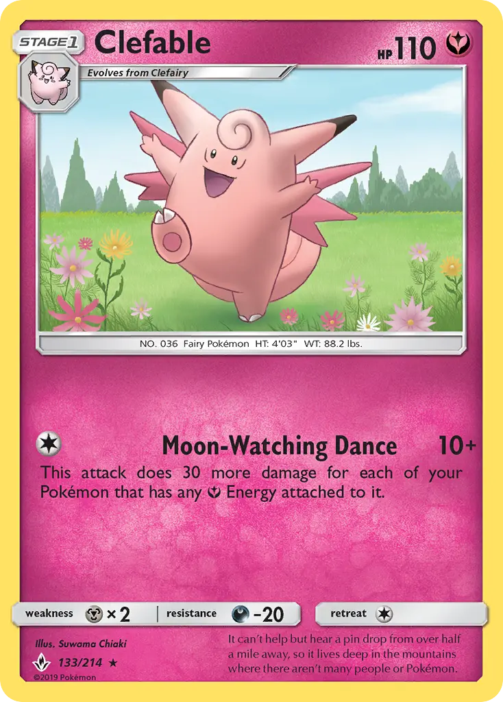 Clefable 133 – Non-holo