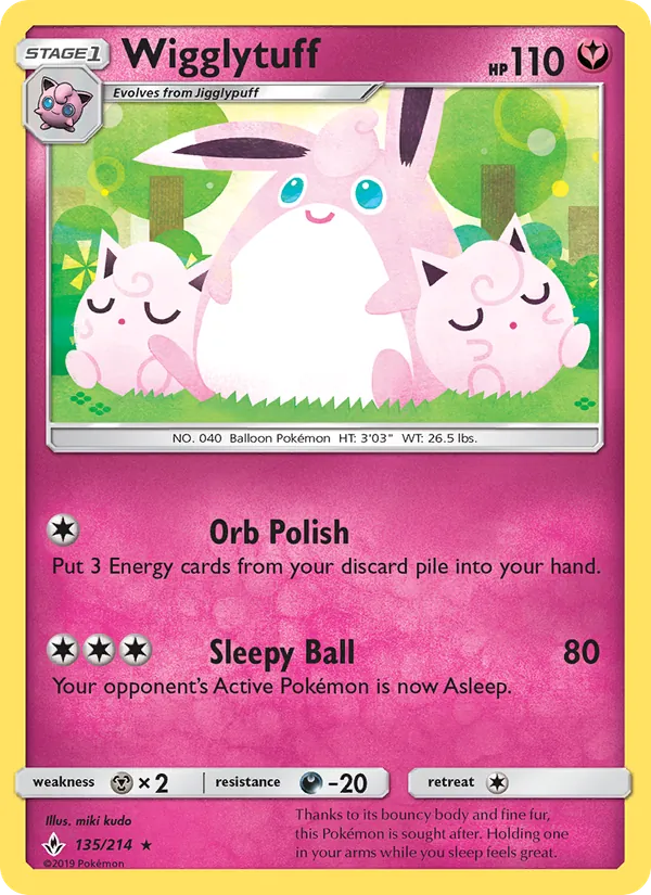 Wigglytuff 135 – Non-holo
