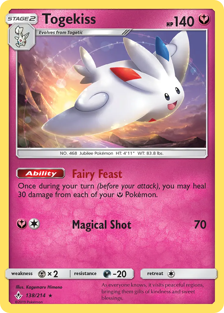 Togekiss 138 – Non-holo