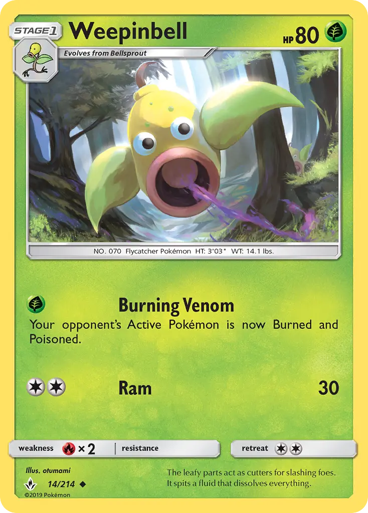 Weepinbell 14 – Non-holo
