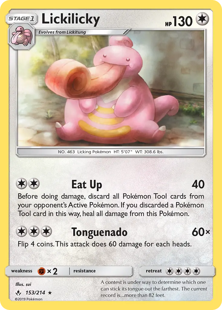 Lickilicky 153 – Non-holo
