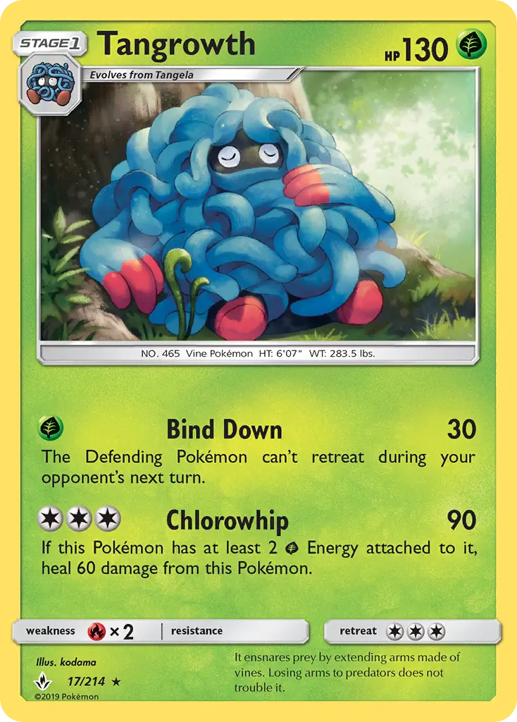 Tangrowth 17 – Non-holo