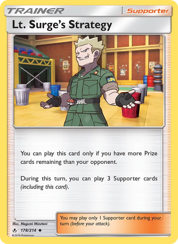 Lt. Surge’s Strategy 178 – Non-holo