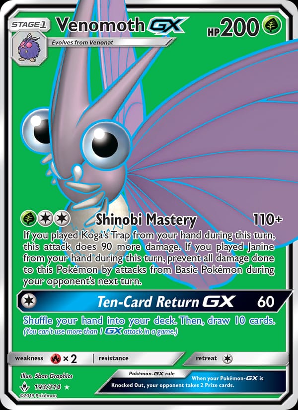 Venomoth GX 193/214