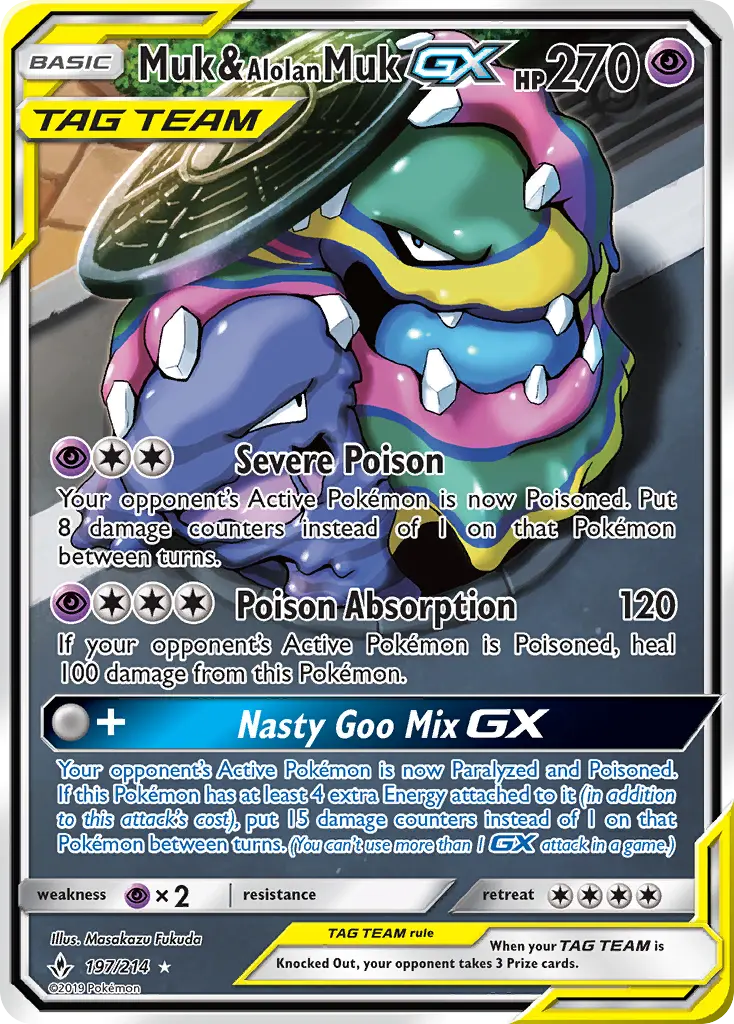 Muk & Alolan Muk GX 197 – Non-holo