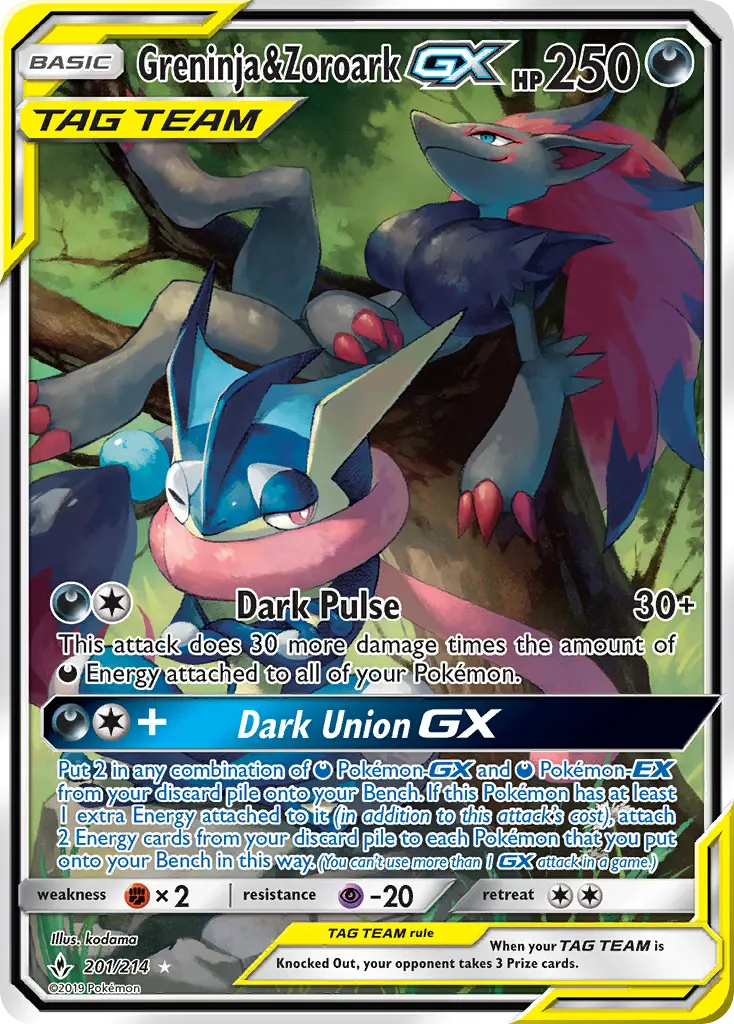 Amphinobi et Zoroark GX