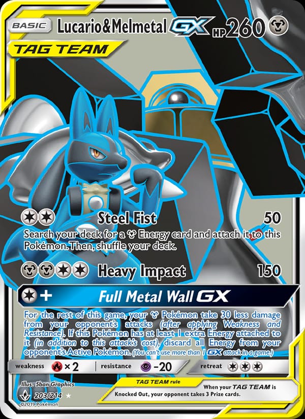 Lucario & Melmetal GX 203/214