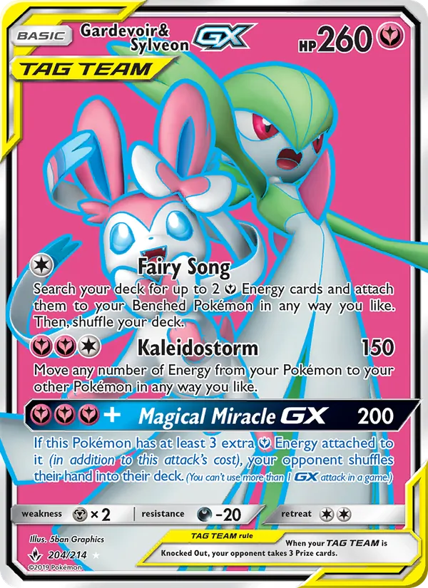 Gardevoir & Sylveon GX 204 – Non-holo