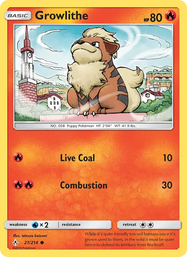 Growlithe 21 – Non-holo