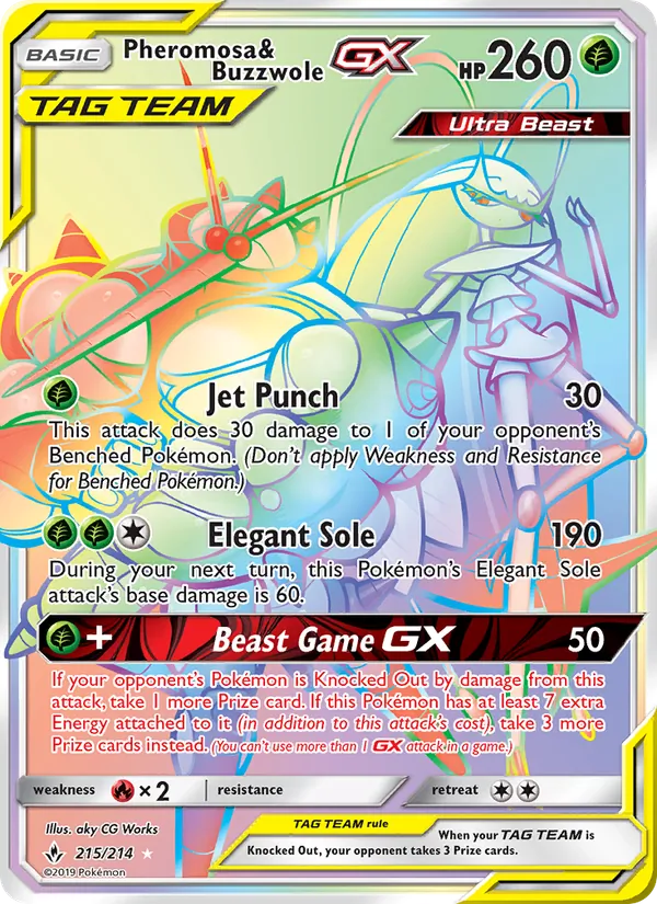 Pheromosa & Buzzwole GX 215 – Non-holo