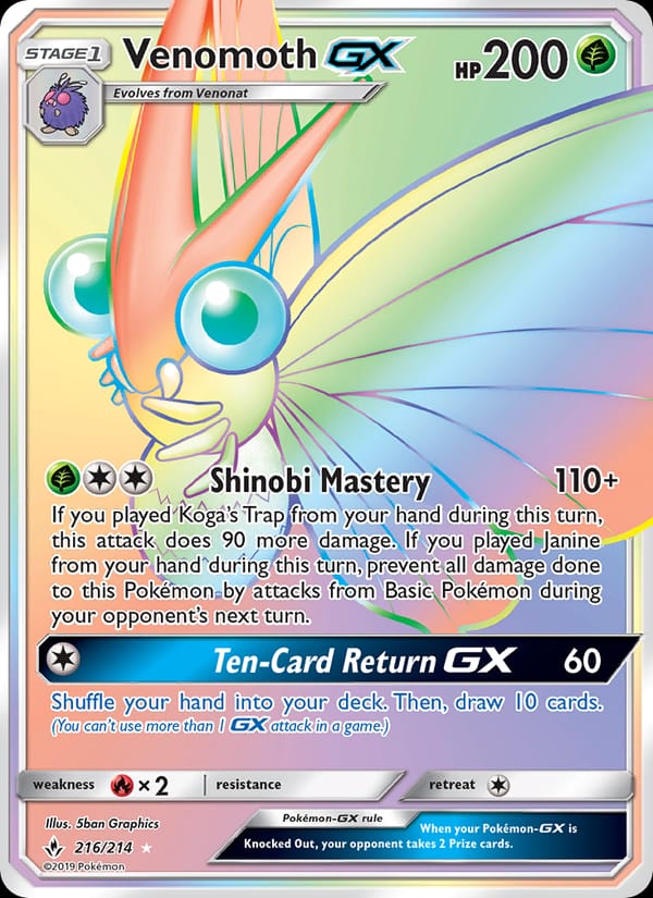 Venomoth GX 216/214