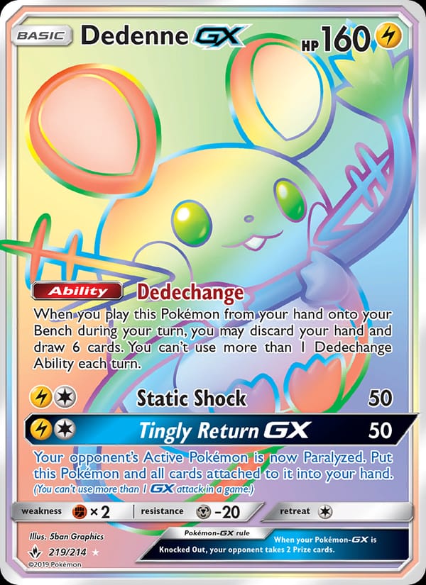 Dedenne GX 219/214