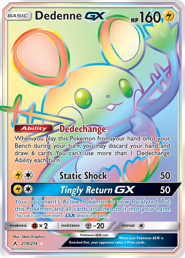 Dedenne GX 219 – Non-holo