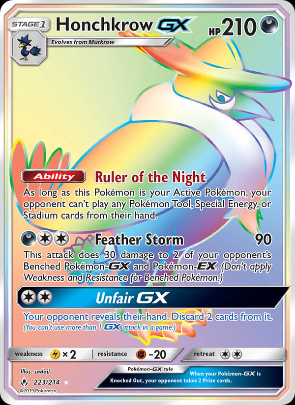 Honchkrow GX 223/214