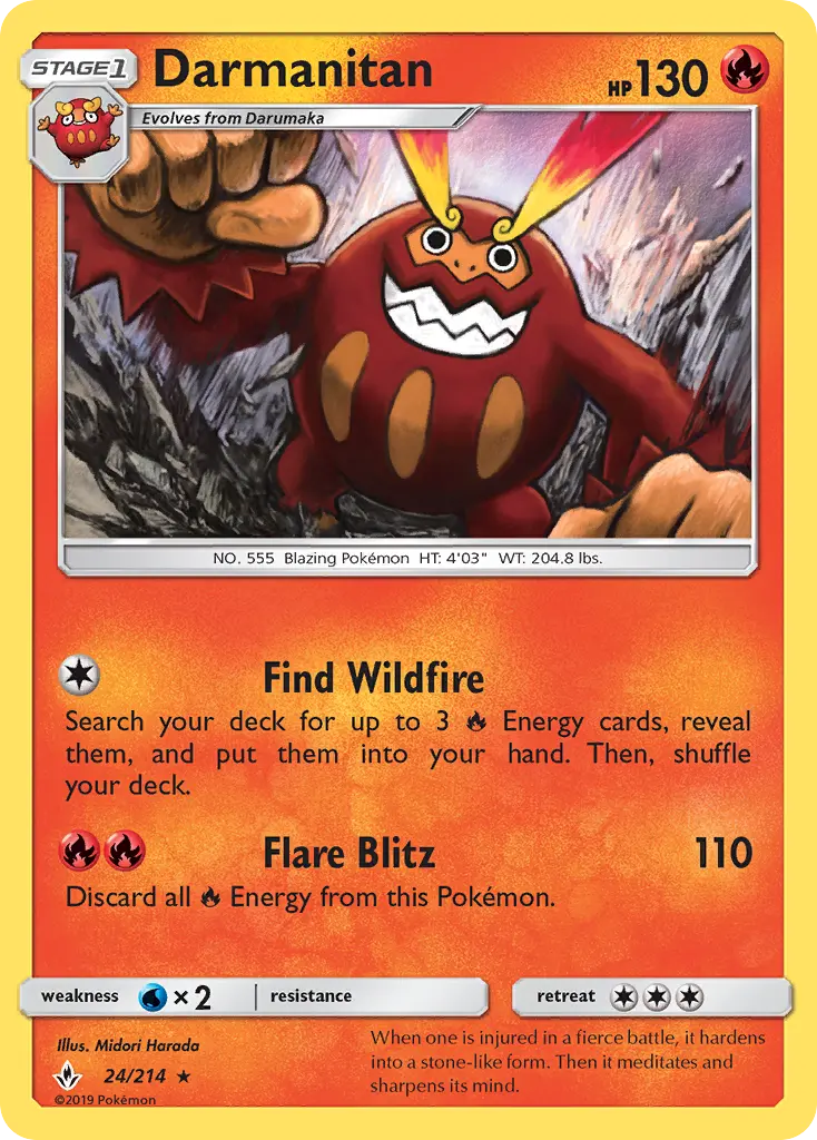 Darmanitan 24 – Non-holo