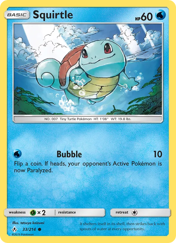 Squirtle 33 – Non-holo