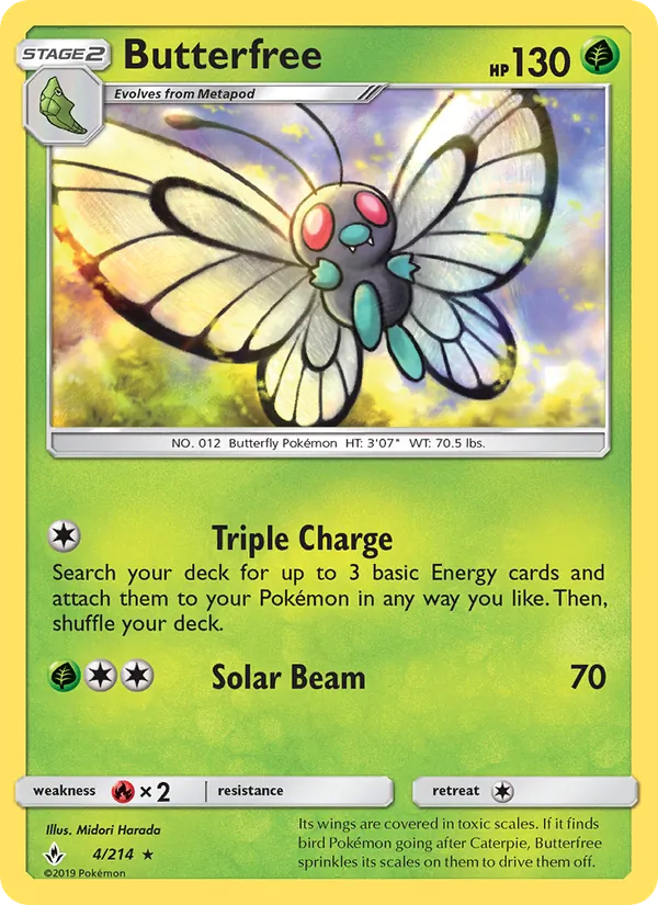Butterfree 4 – Non-holo