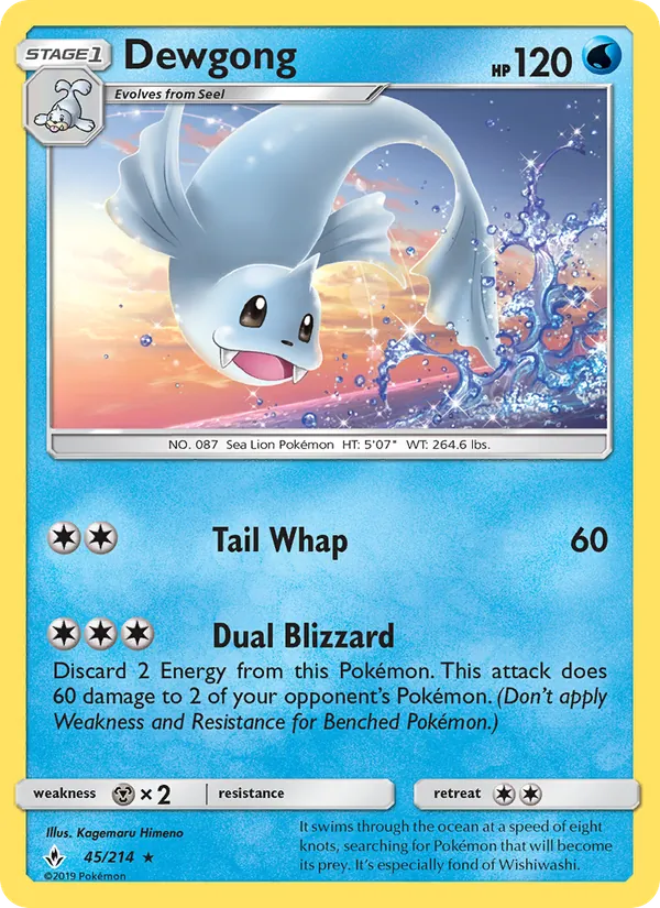 Dewgong 45 – Non-holo