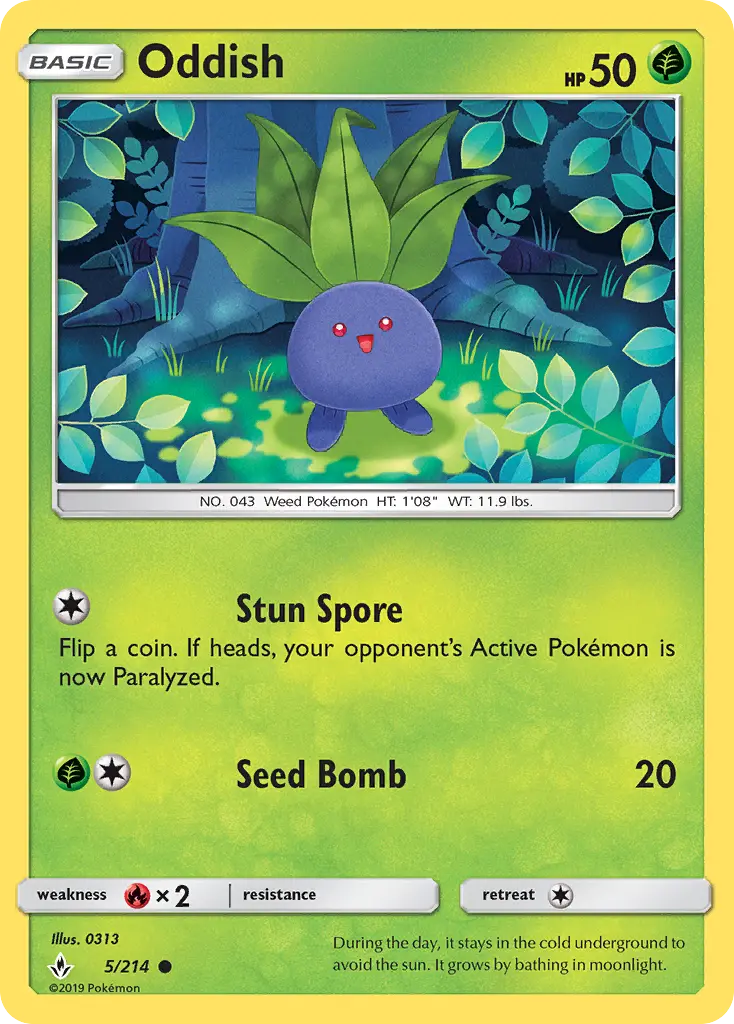 Oddish 5 – Non-holo