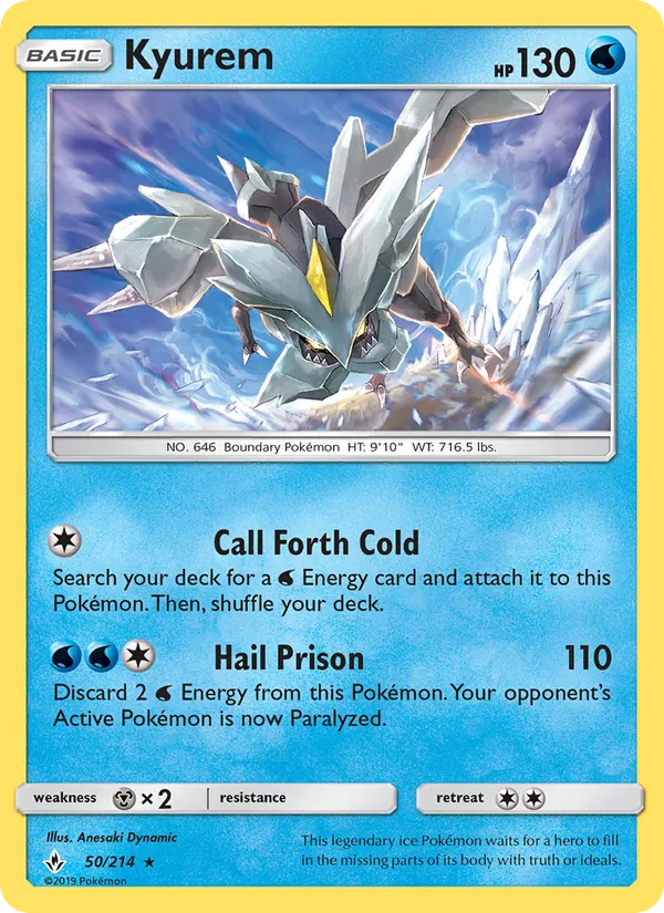 Kyurem 50 – Non-holo