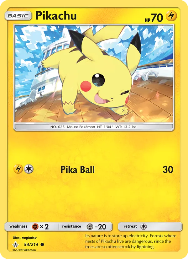 Pikachu 54 – Non-holo