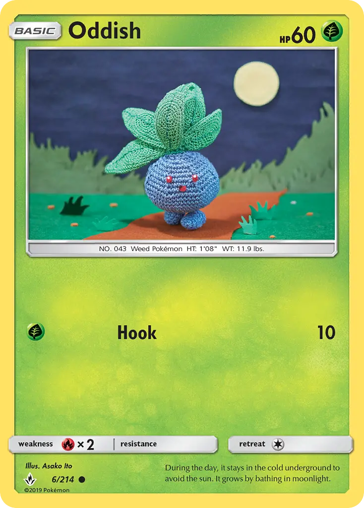 Oddish 6 – Non-holo