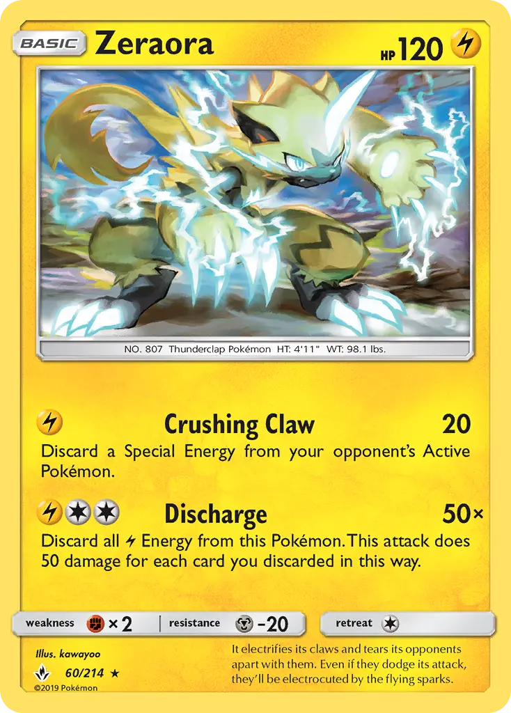 Zeraora 60 – Non-holo