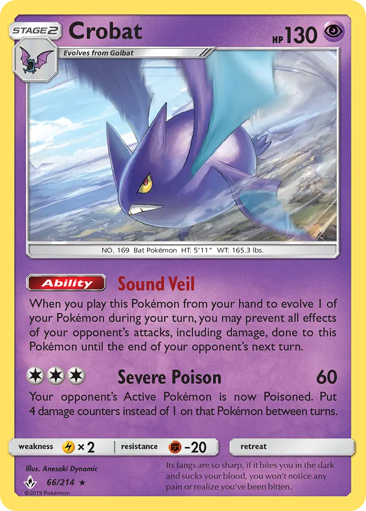 Crobat 66 – Non-holo