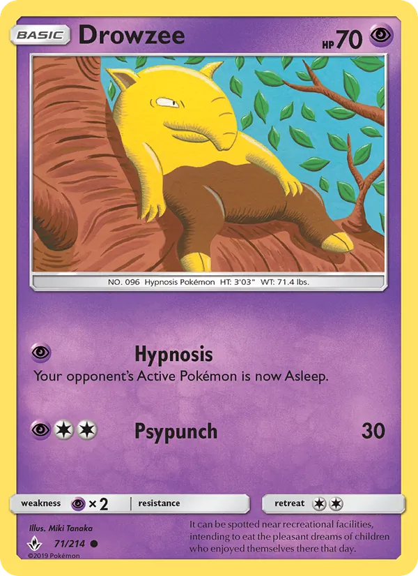Drowzee 71 – Non-holo