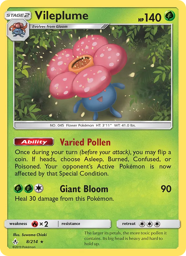 Vileplume 8 – Non-holo