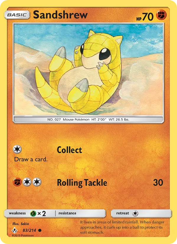Sandshrew 83 – Non-holo