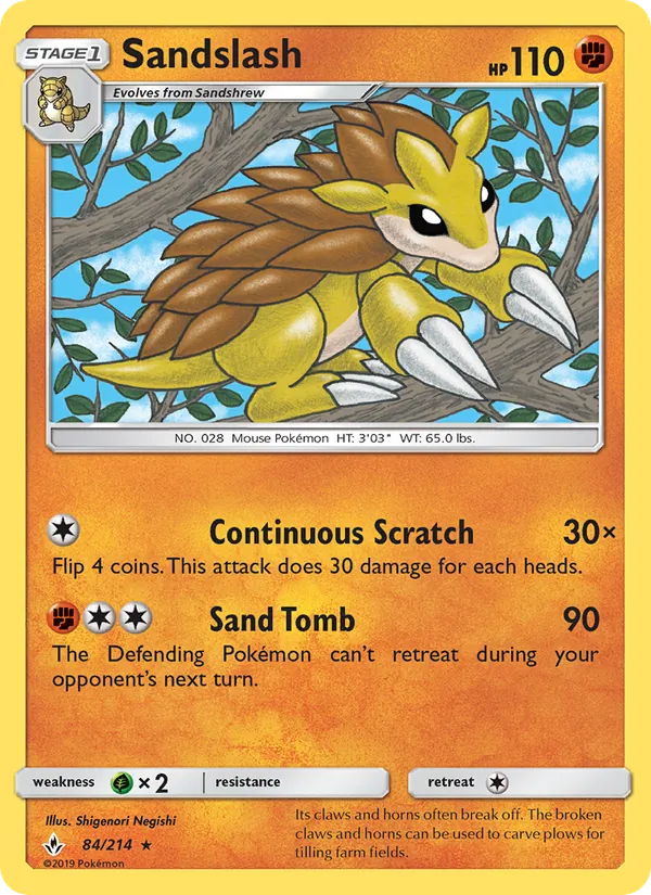 Sandslash 84 – Non-holo