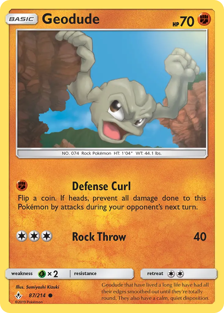 Geodude 87 – Non-holo