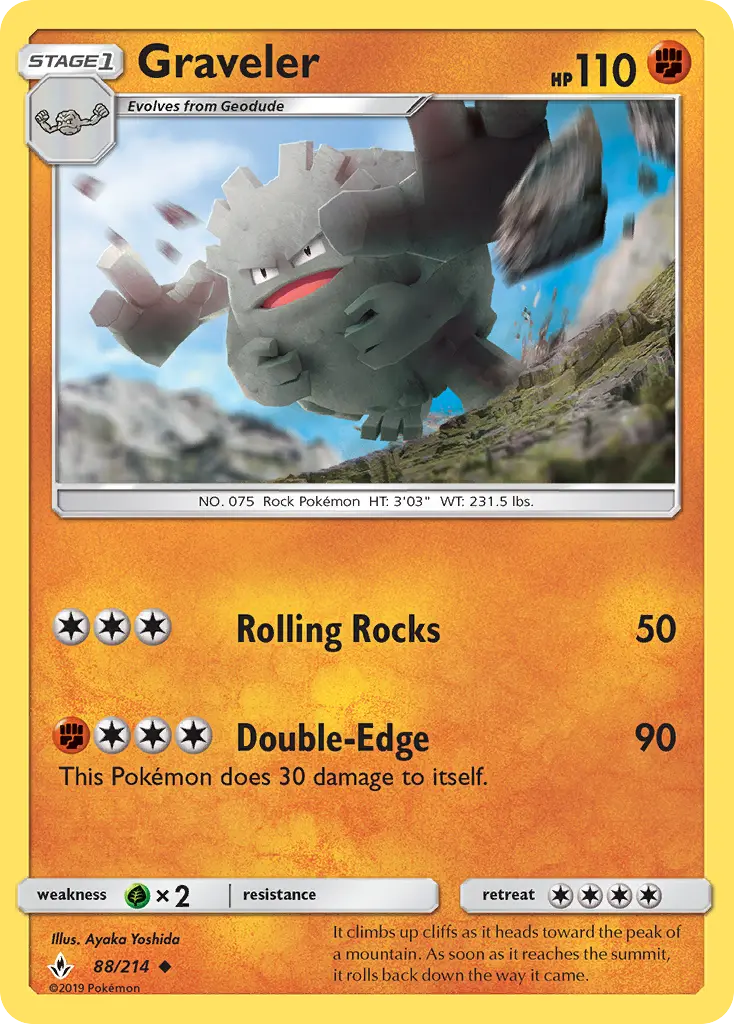 Graveler 88 – Non-holo