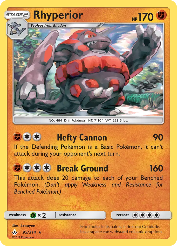 Rhyperior 95 – Non-holo