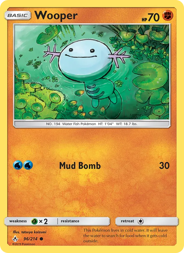 Wooper 96 – Non-holo