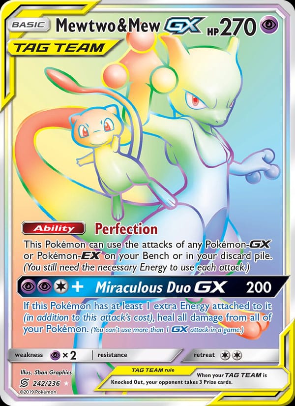 Mewtwo & Mew GX 242/236