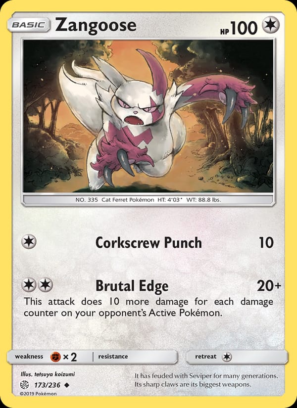 Zangoose 173/236