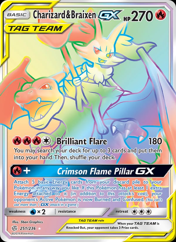 Charizard & Braixen GX 251/236